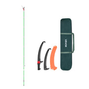 Manual Pole Saw, 118-809.3 cm Extendable Pole Tree Pruner with Scissors, Sharp 65Mn Steel Blade, Lightweight V952-SDXZJBXZZK8M58IMZ001V0