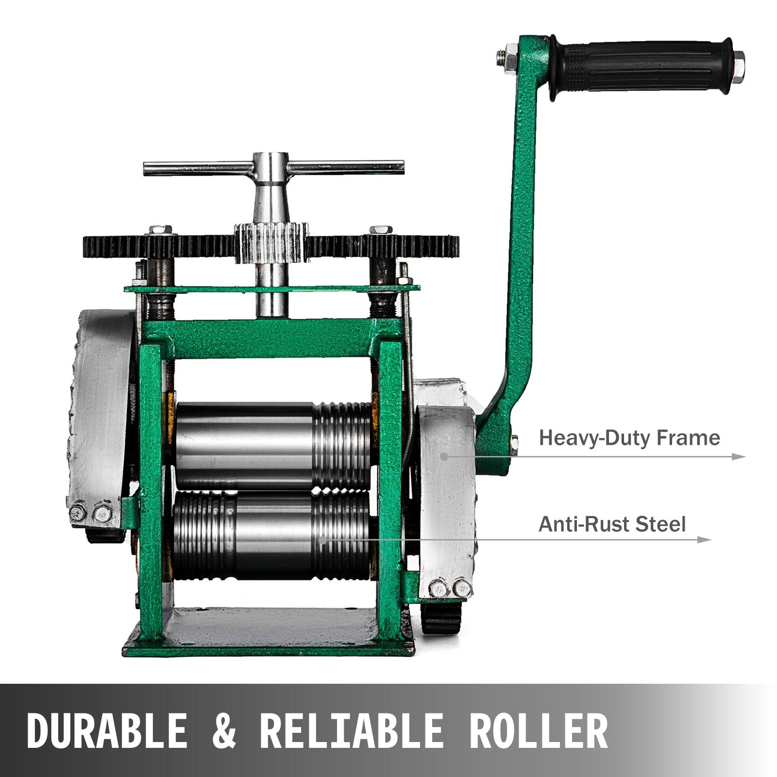 Combination Rolling Mill Machine Roller Width: 120 mm, Roller Diameter: 55 mm Rolling Mill Jewellery 85mm V952-SDYJYPYXJ80MM0001V0