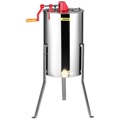Manual Honey Extractor, 2/4 Frames Honey Spinner Extractor, Stainless Steel Beekeeping Extraction, Honeycomb V952-SDYMJBXGY1524JECGV0