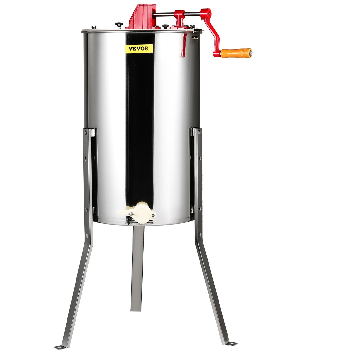 Manual Honey Extractor, 3 Frames Honey Spinner Extractor, Stainless Steel Beekeeping Extraction, Honeycomb V952-SDYMJBXGYC153X6H5V0