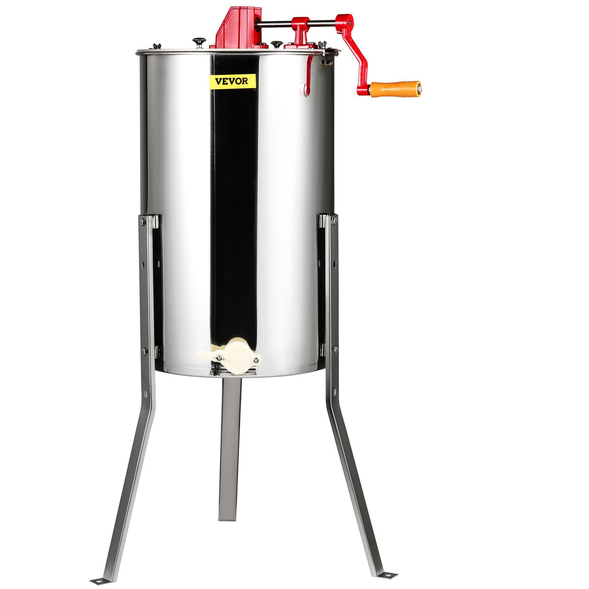 Manual Honey Extractor, 3 Frames Honey Spinner Extractor, Stainless Steel Beekeeping Extraction, Honeycomb V952-SDYMJBXGYC153X6H5V0