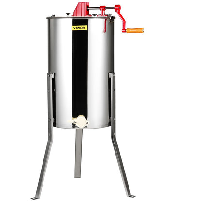 Manual Honey Extractor, 3 Frames Honey Spinner Extractor, Stainless Steel Beekeeping Extraction, Honeycomb V952-SDYMJBXGYC153X6H5V0