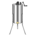 Honey Extractor, 2 Frame Manual Honey Spinner with Transparent Lid, Stainless Steel Honeycomb Drum Spinner V952-SDYMJJPBXG13SWI9S001V0