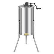 Honey Extractor, 2 Frame Manual Honey Spinner with Transparent Lid, Stainless Steel Honeycomb Drum Spinner V952-SDYMJJPBXG13SWI9S001V0