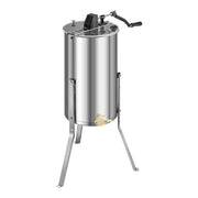 Honey Extractor, 2 Frame Manual Honey Spinner with Transparent Lid, Stainless Steel Honeycomb Drum Spinner V952-SDYMJJPBXG13SWI9S001V0