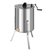 Honey Extractor, 4/8 Frame Manual Honey Spinner with Transparent Lid, Stainless Steel Honeycomb Drum Spinner V952-SDYMJJPBXG18TBE00001V0