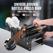 Manual Round Labeling Machine, 15-20pcs/min, Bottle Label Applicator for Round Bottles, Adjustable Manual V952-SDYPTBJHSBDD2AX6YV0