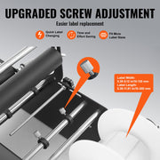Manual Round Labeling Machine, 15-20pcs/min, Bottle Label Applicator for Round Bottles, Adjustable Manual V952-SDYPTBJHSBDD2AX6YV0