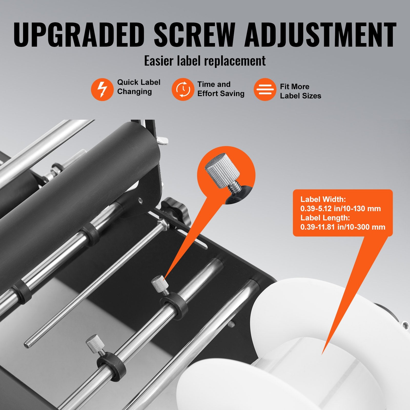 Manual Round Labeling Machine, 15-20pcs/min, Bottle Label Applicator for Round Bottles, Adjustable Manual V952-SDYPTBJHSBDD2AX6YV0