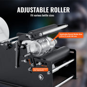 Manual Round Labeling Machine, 15-20pcs/min, Bottle Label Applicator for Round Bottles, Adjustable Manual V952-SDYPTBJHSBDD2AX6YV0