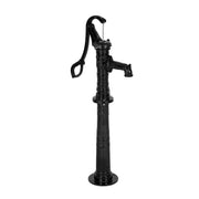 Well Hand Pitcher Pump, 20 ft Max Lift, Antique Cast Iron Manual Hand Water Pump with Heightening Base, NPT V952-SDYSBBTDZZTHXQJRK001V0