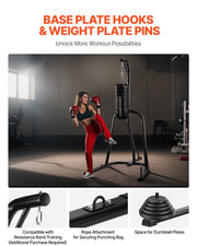 Punching Bag Stand, Steel Heavy Duty Workout Equipment, Boxing Punching Bag Stand, Holds Up to 140 lbs, V952-SDZJSDJ69485MF5SZ001V0