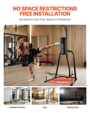 Punching Bag Stand, Steel Heavy Duty Workout Equipment, Boxing Punching Bag Stand, Holds Up to 140 lbs, V952-SDZJSDJ69485MF5SZ001V0