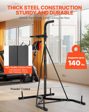 2 in 1 Punching Bag Stand, Steel Heavy Duty Workout Equipment, Adjustable Height Boxing Punching Bag and V952-SDZJSDJQJDJ6OB7RL001V0