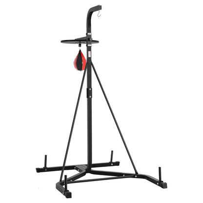 2 in 1 Punching Bag Stand, Steel Heavy Duty Workout Equipment, Adjustable Height Boxing Punching Bag and V952-SDZJSDJQJDJ6OB7RL001V0