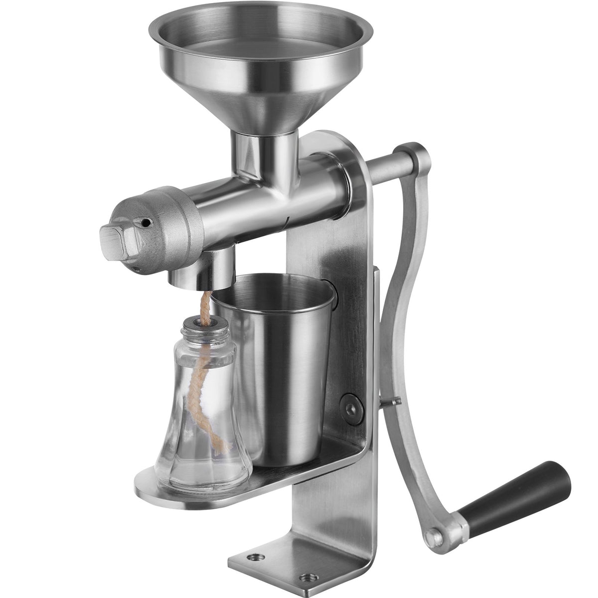Manual Oil Press Machine, Stainless Steel Oil Extractor Machine, Detachable Oil Presser for Effortless V952-SDZYJBXG0000CVI1TV0