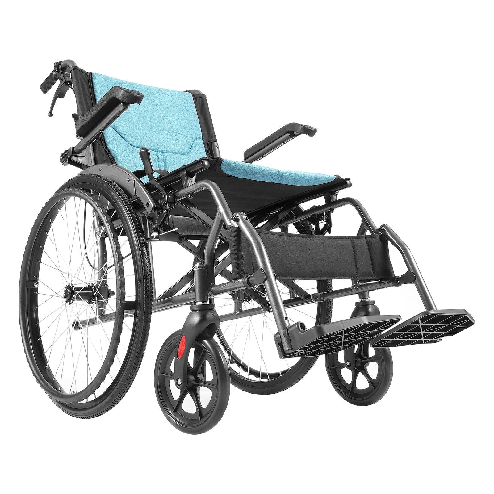Wheelchair, Durable Aluminum Alloy Ultra-Lightweight Wheelchairs, Portable Wheelchair with Flip-Back V952-SDZZLYLHJ18I5WBUJV0