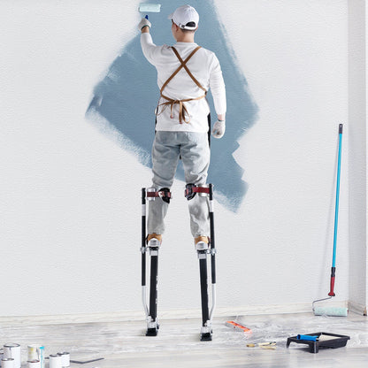 Drywall Stilts, 61-101.6 cm Adjustable Aluminum Tool Stilts with Protective Knee Pads, Durable and Non-slip V952-SGBGQYCHS2440P55RV0