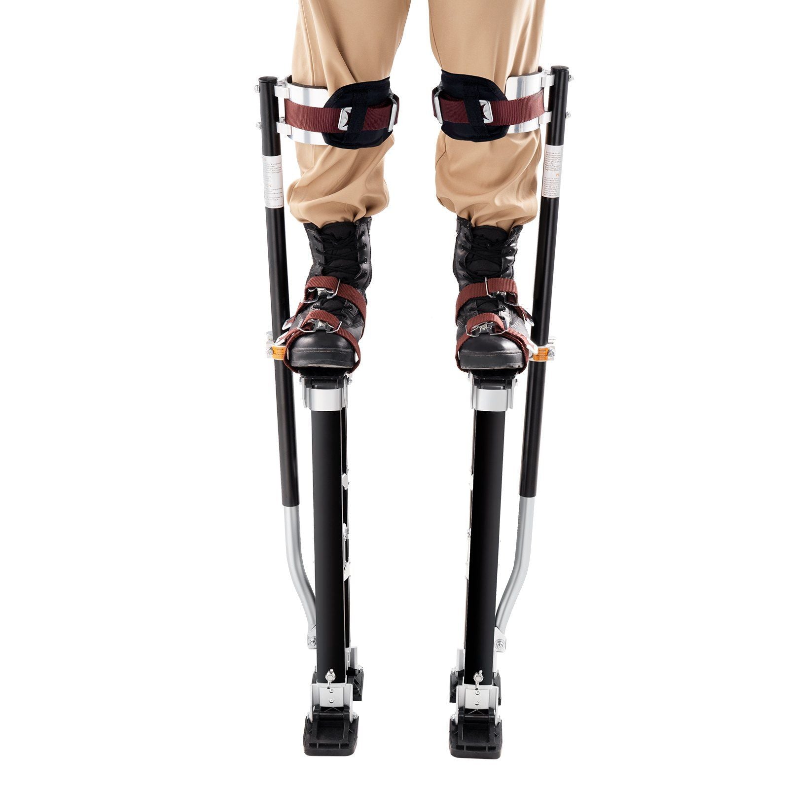 Drywall Stilts, 61-101.6 cm Adjustable Aluminum Tool Stilts with Protective Knee Pads, Durable and Non-slip V952-SGBGQYCHS2440P55RV0