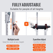 Drywall Stilts, 24''-40'' Adjustable Aluminum Tool Stilts with Protective Knee Pads, Durable and Non-Slip V952-SGBGQYCYS2440EE60V0
