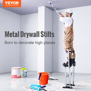 Drywall Stilts, 24''-40'' Adjustable Aluminum Tool Stilts with Protective Knee Pads, Durable and Non-Slip V952-SGBGQYCYS2440EE60V0
