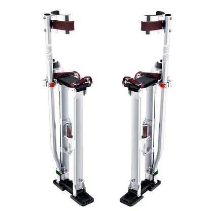 Drywall Stilts, 24''-40'' Adjustable Aluminum Tool Stilts with Protective Knee Pads, Durable and Non-Slip V952-SGBGQYCYS2440EE60V0