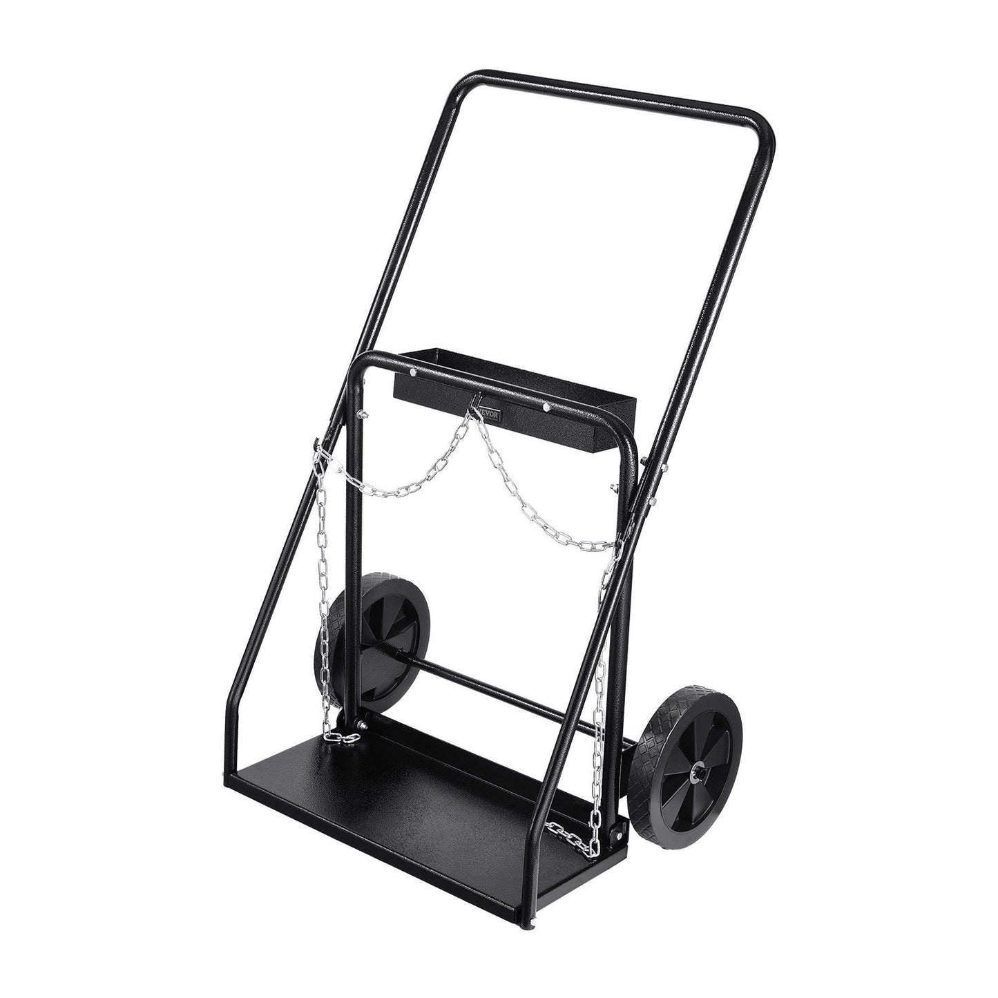Dual Welding Cylinder Cart, Oxygen Acetylene Tank Cart with 440LBS Static Weight Capacity, 10-Inch Solid V952-SGC440LBS10ICQ7EUV0