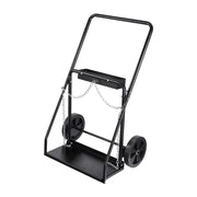 Dual Welding Cylinder Cart, Oxygen Acetylene Tank Cart with 440LBS Static Weight Capacity, 10-Inch Solid V952-SGC440LBS10ICQ7EUV0