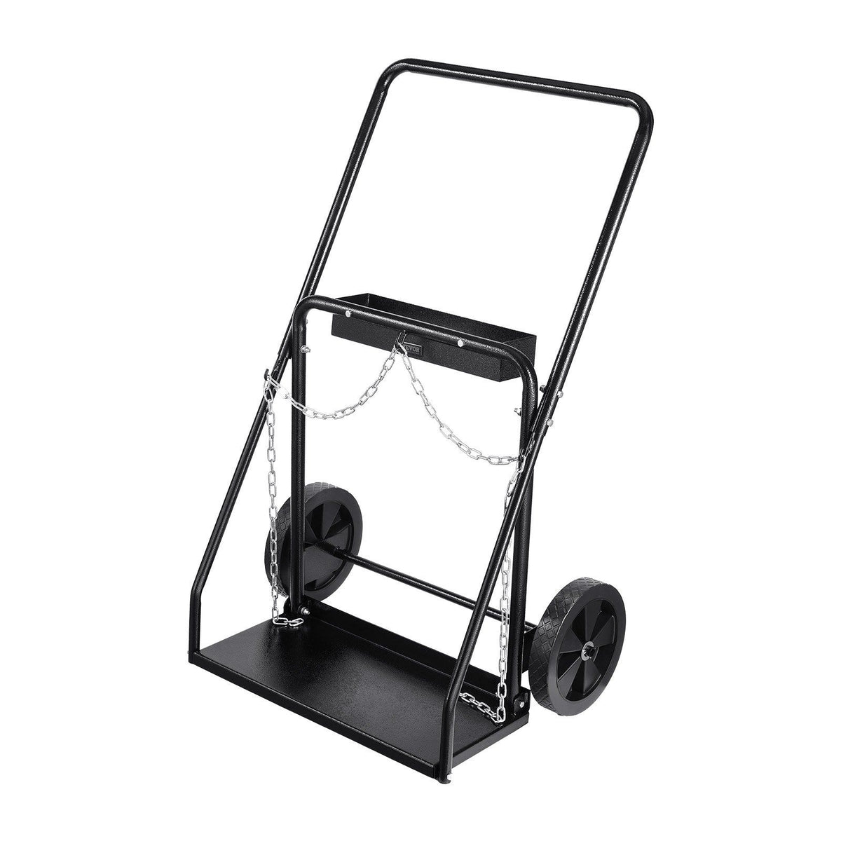 Dual Welding Cylinder Cart, Oxygen Acetylene Tank Cart with 440LBS Static Weight Capacity, 10-Inch Solid V952-SGC440LBS10ICQ7EUV0