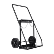 Dual Welding Cylinder Cart, Oxygen Acetylene Tank Cart with 440LBS Static Weight Capacity, 10-Inch Solid V952-SGC440LBS10ICQ7EUV0