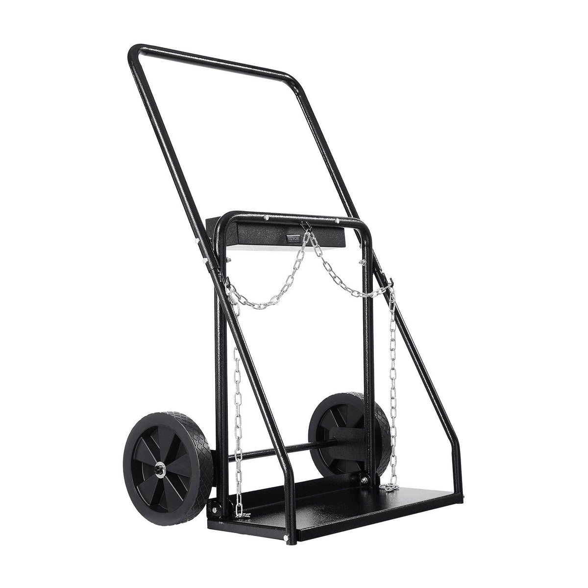 Dual Welding Cylinder Cart, Oxygen Acetylene Tank Cart with 440LBS Static Weight Capacity, 10-Inch Solid V952-SGC440LBS10ICQ7EUV0