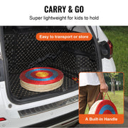 Archery Target, 5 Layers 20" Arrow Target, Traditional Solid Straw Round Archery Target Shooting Bow, V952-SGFZK5C20X2094SW8V0
