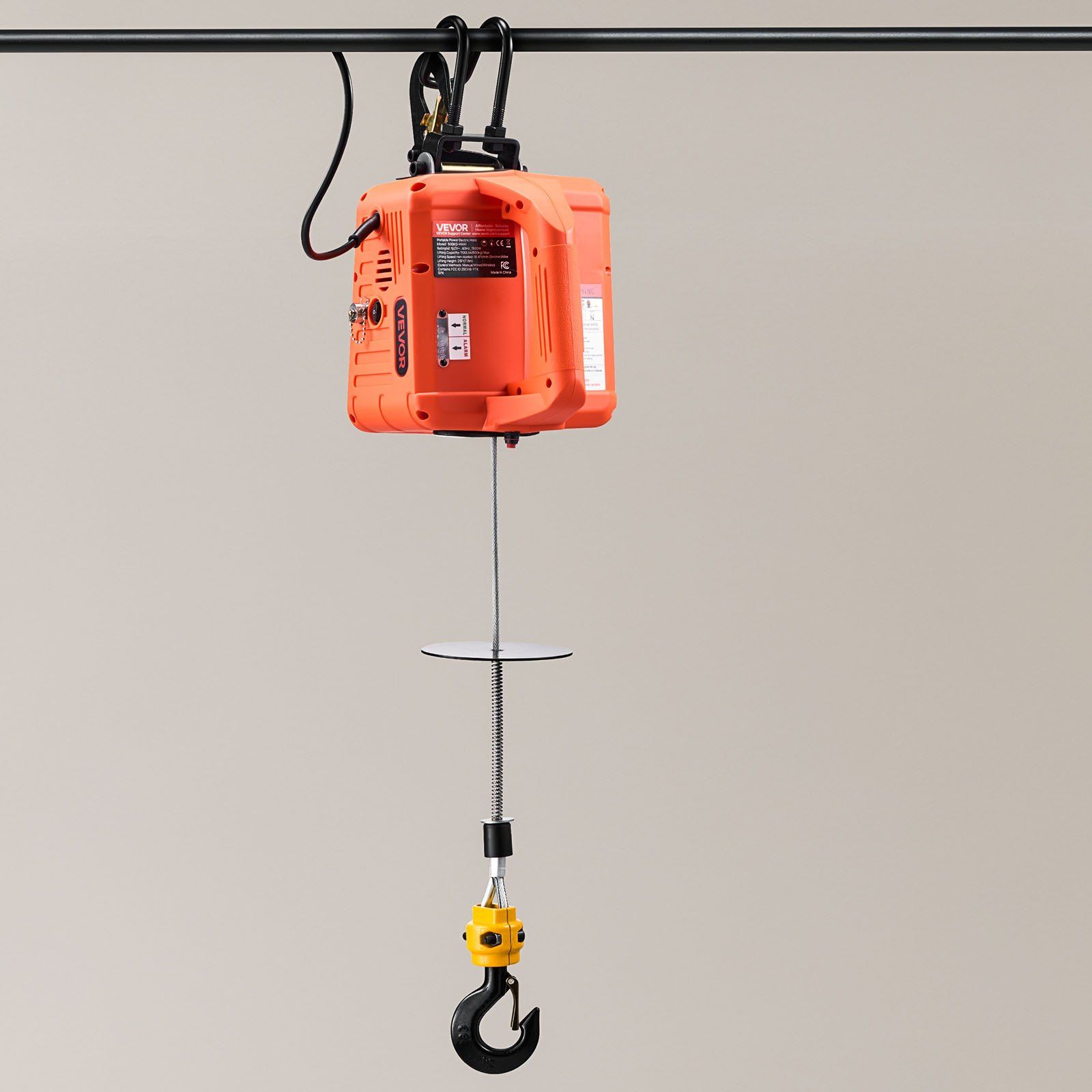 3-in-1 Electric Hoist Winch, 500 kg Capacity, 1500W Portable Electric Power Winch, 7.6 m Lifting Height, 5 V952-SGGKBXSDDHLSXE8ZG001V3