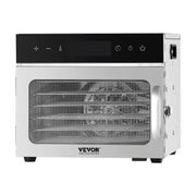 Food Dehydrator Machine, 6 Stainless Steel Trays, 400W Electric Food Dryer with Adjustable Temperature & V952-SGHGJ400W6G01Z5W8V3