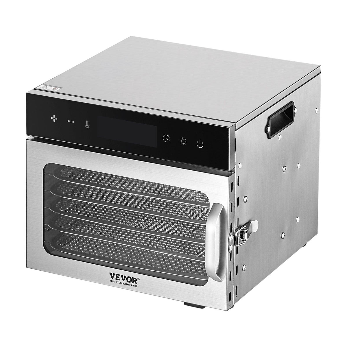 Food Dehydrator Machine, 6 Stainless Steel Trays, 400W Electric Food Dryer with Adjustable Temperature & V952-SGHGJ400W6G01Z5W8V3