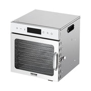 Food Dehydrator Machine, 8 Stainless Steel Trays, 400W Electric Food Dryer with Adjustable Temperature & V952-SGHGJ400W8CTHLWETV3