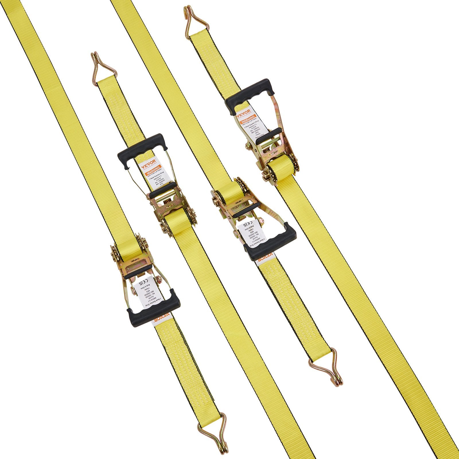 4 Pack Ratchet Tie Down Straps 5000 lbs 2 V952-SGJLDSGJ2X154A5JAV0