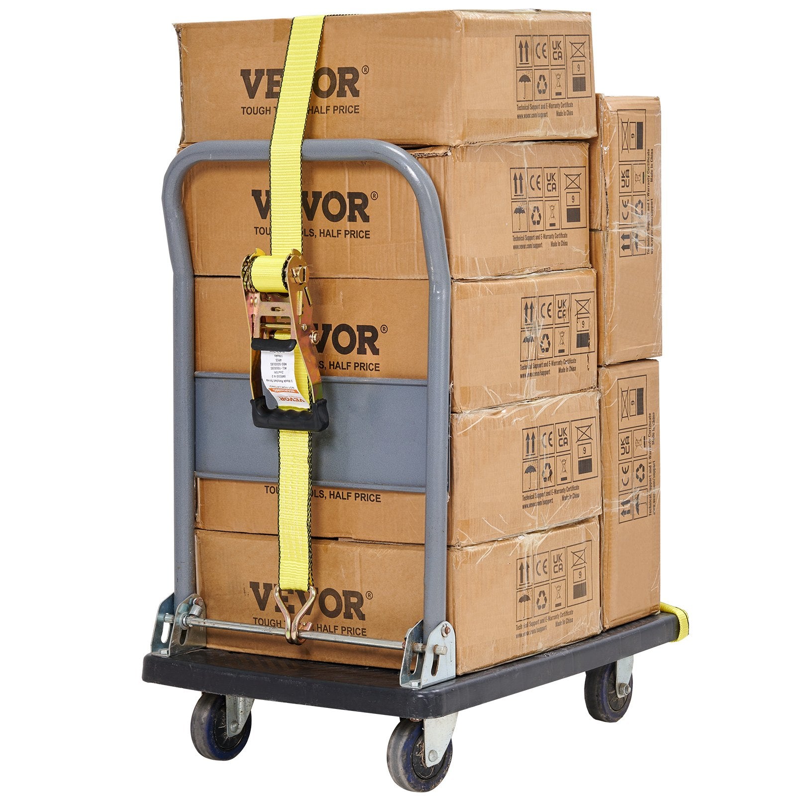 4 Pack Ratchet Tie Down Straps 5000 lbs 2 V952-SGJLDSGJ2X154A5JAV0