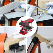 Belt Sander 4" x 36", Disc Combo Sander 6",Electric Adjustable Bench Belt Sander 375W,Grinder Bench Sanding V952-SGJXCSDJ000000001V3