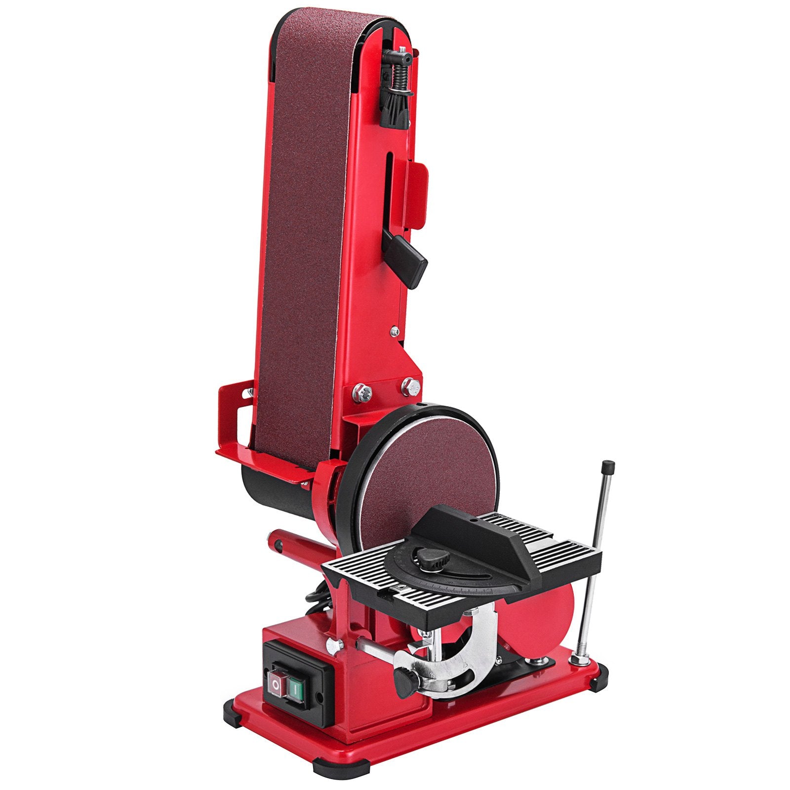 Belt Sander 4" x 36", Disc Combo Sander 6",Electric Adjustable Bench Belt Sander 375W,Grinder Bench Sanding V952-SGJXCSDJ000000001V3