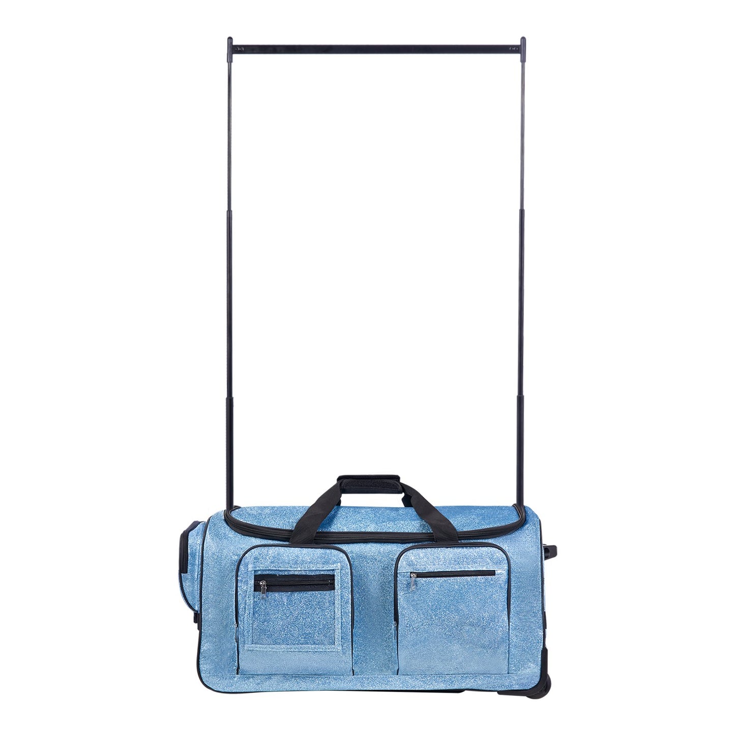 Dance Bag with Garment Rack, 736.6 mm Rolling Dance Duffel, with Wheels, USB Port, Height Adjustable Clothes V952-SGMLDYJDWDD2DIMNH001V0