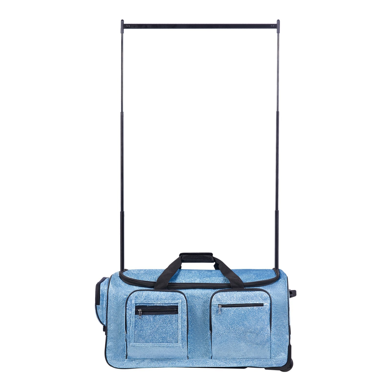 Dance Bag with Garment Rack, 736.6 mm Rolling Dance Duffel, with Wheels, USB Port, Height Adjustable Clothes V952-SGMLDYJDWDD2DIMNH001V0
