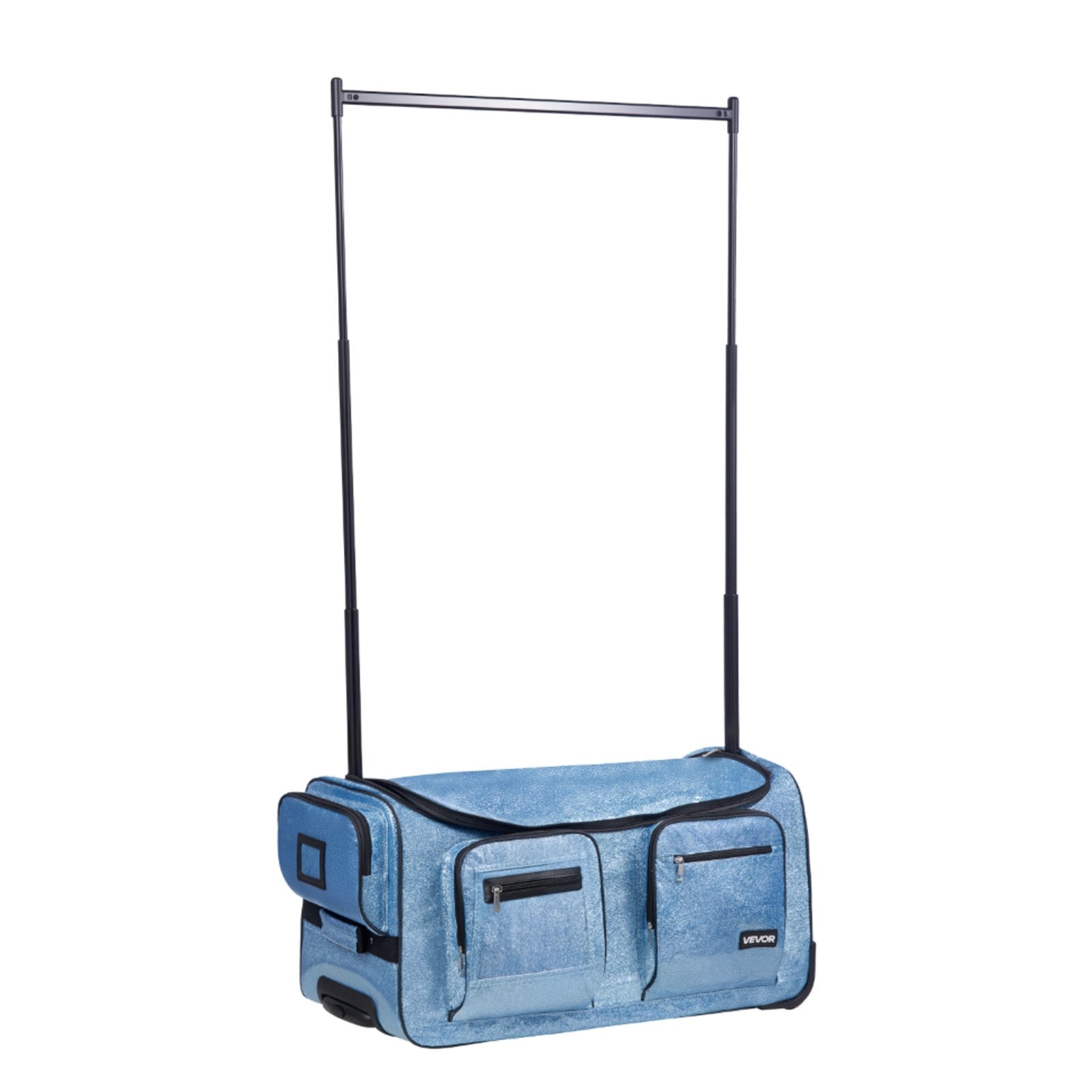 Dance Bag with Garment Rack, 736.6 mm Rolling Dance Duffel, with Wheels, USB Port, Height Adjustable Clothes V952-SGMLDYJDWDD2DIMNH001V0
