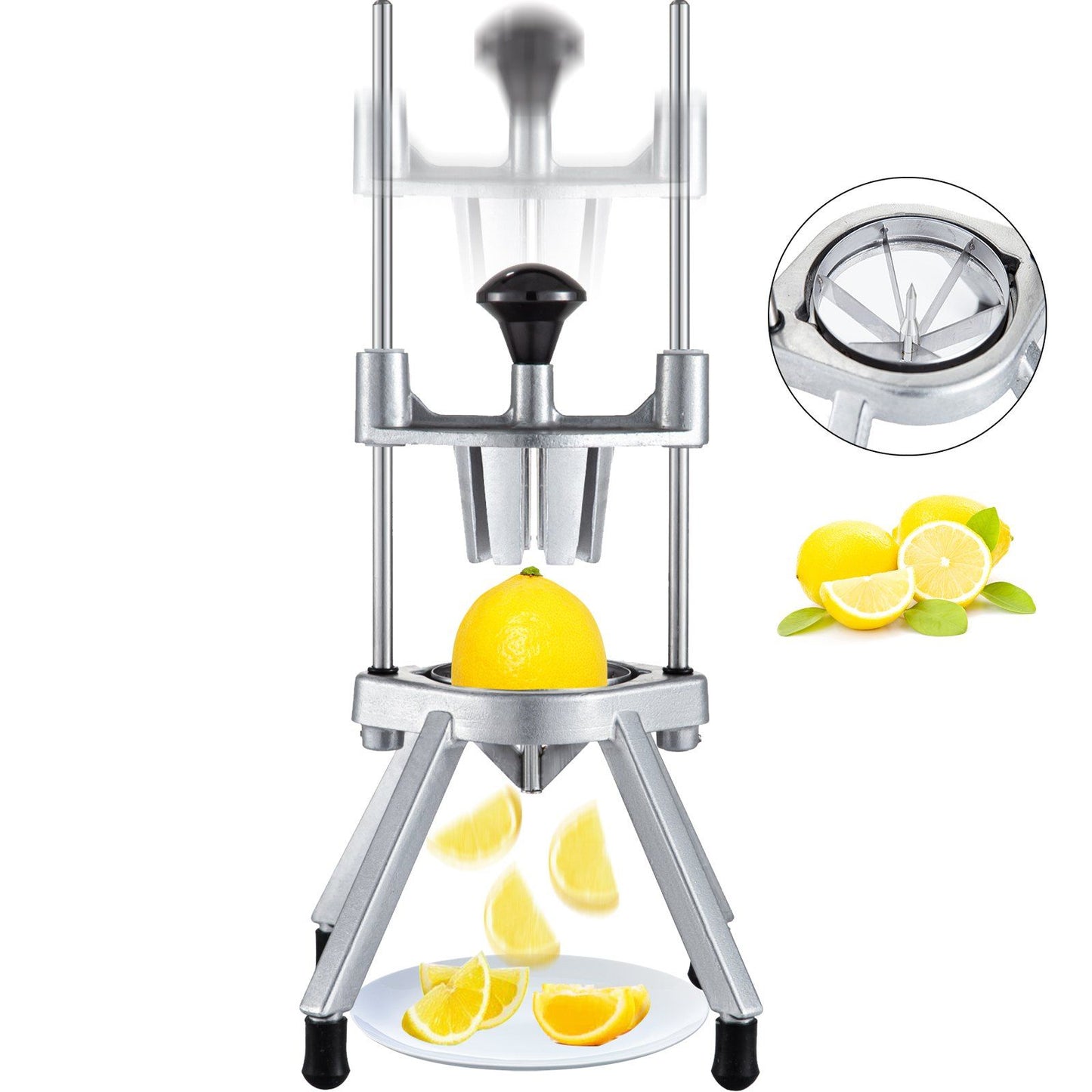 Citrus Cutter Lemon, Wedge Slicer 6-Section Lemon Cutter Slicer, Stainless Steel V952-SGQKJ6B0000000001V0