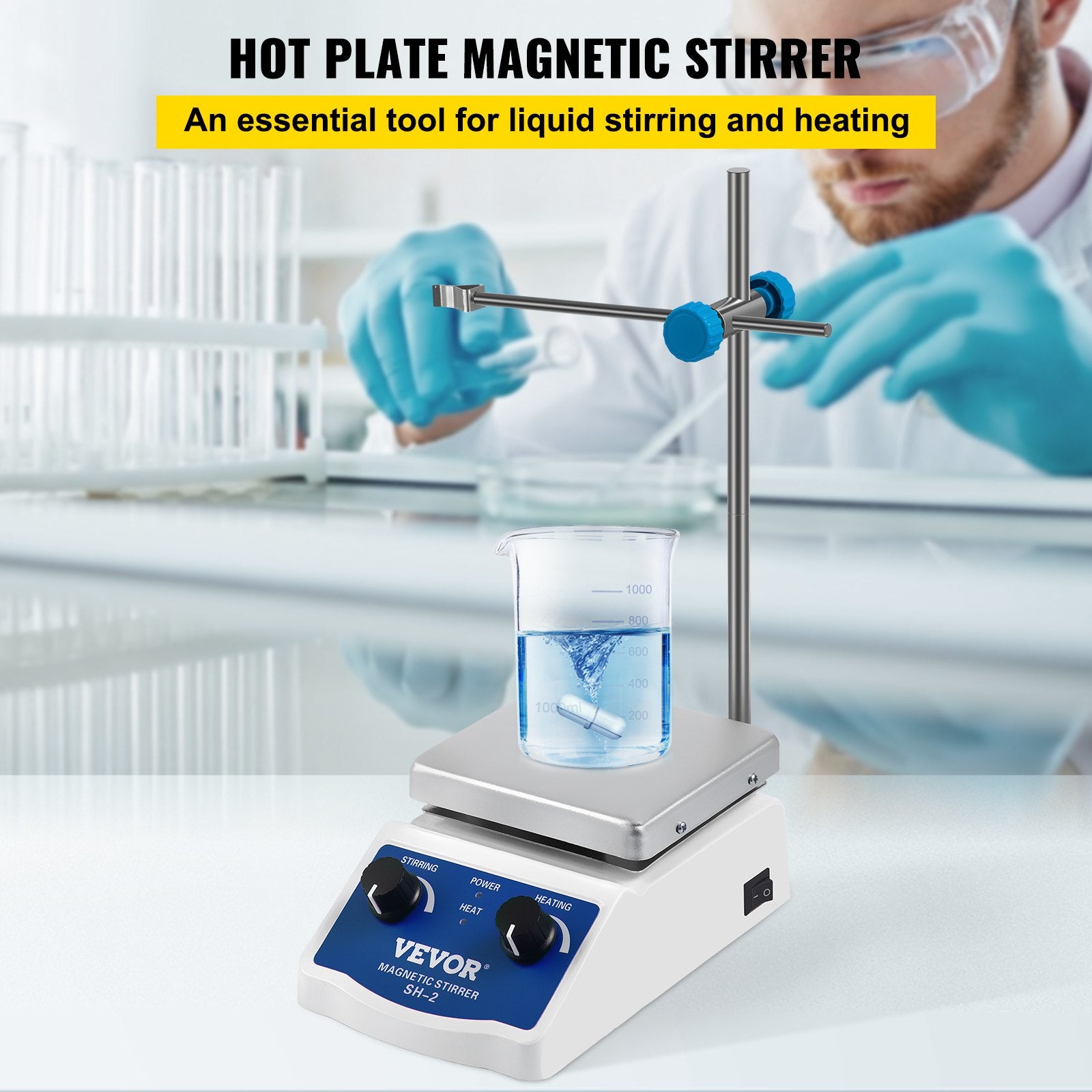Magnetic Stirrer Magnetic Stirrer Plate Magnetic Plate Aluminum Panel Magnetic Stirrer Hot Plate Magnetic V952-SH-2CLJBQTZ000001V3