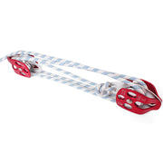 Twin Sheave Block and Tackle 1.09-1.27cm 3048-6096cm Twin Sheave Block with Braid Rope 30-35KN 2994-3495KGS V952-SHLSJTZ12MM61MJLSV0