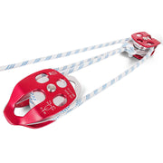Twin Sheave Block and Tackle 1.09-1.27cm 3048-6096cm Twin Sheave Block with Braid Rope 30-35KN 2994-3495KGS V952-SHLSJTZ12MM61MJLSV0