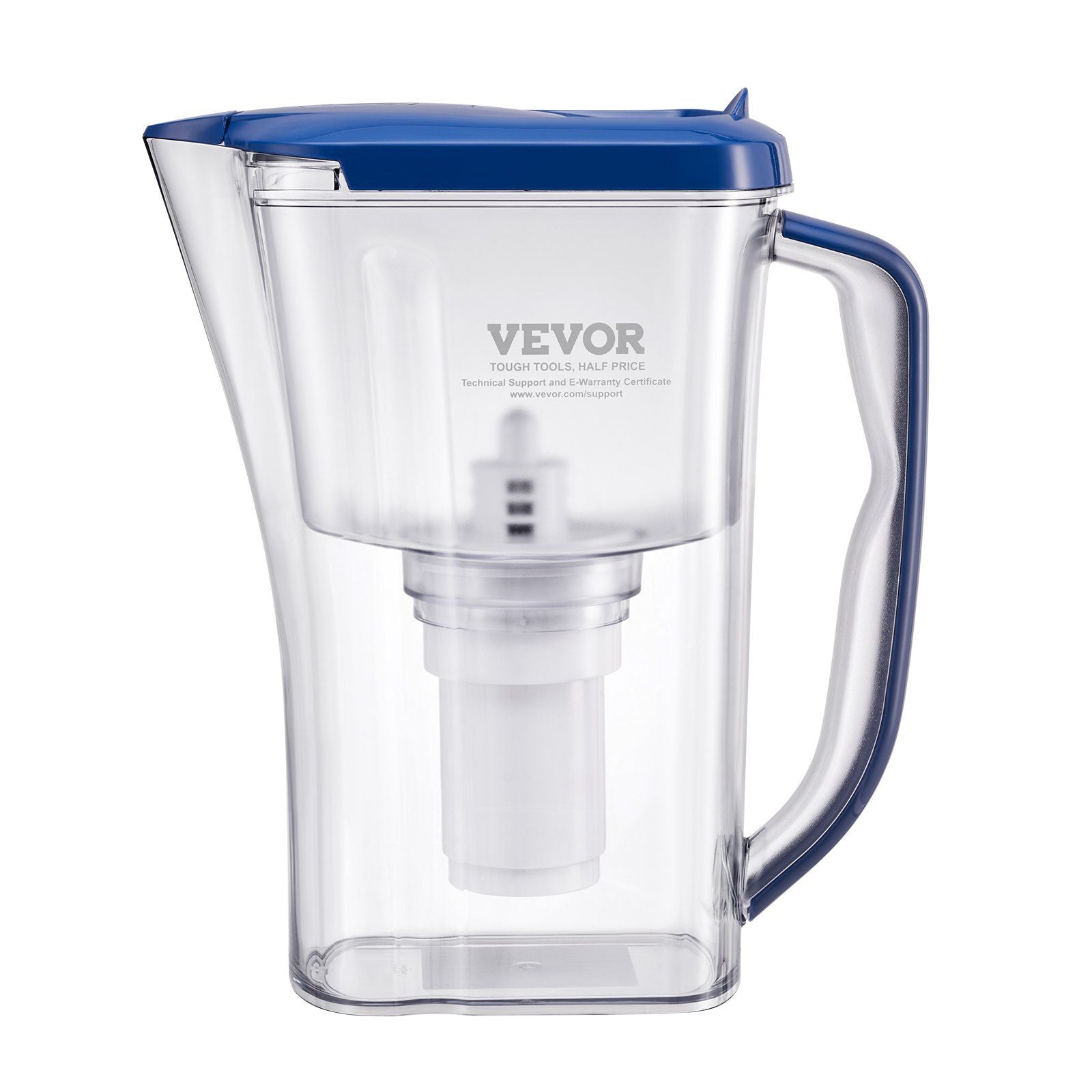 Water Filter Pitcher, 9 Cup 5-stage Water Filter Dispenser, Fast Filtration System with Filter Change V952-SHXLSGSL14LYK0BZAV9