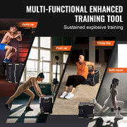 3 in 1 Plyometric Jump Box, 16/14/12 Inch Wooden Plyo Box, Platform & Jumping Agility Box, Anti-Slip Fitness V952-SHYTX161412Y7DDXDV0