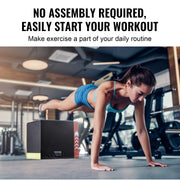 3 in 1 Plyometric Jump Box, 16/14/12 Inch Cotton Plyo Box, Platform & Jumping Agility Box, Anti-Slip Fitness V952-SHYTX161412YKXBJSV0